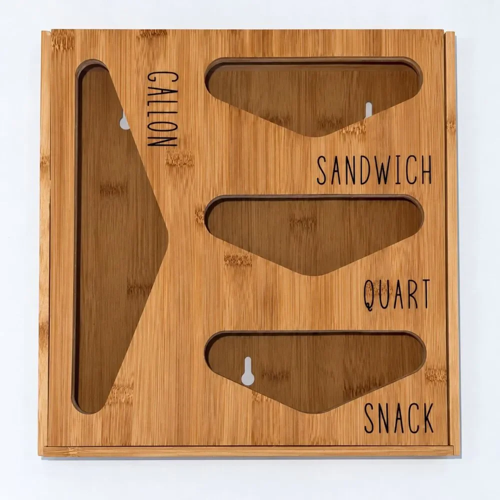 Huntington Home Bamboo Bag Organizer